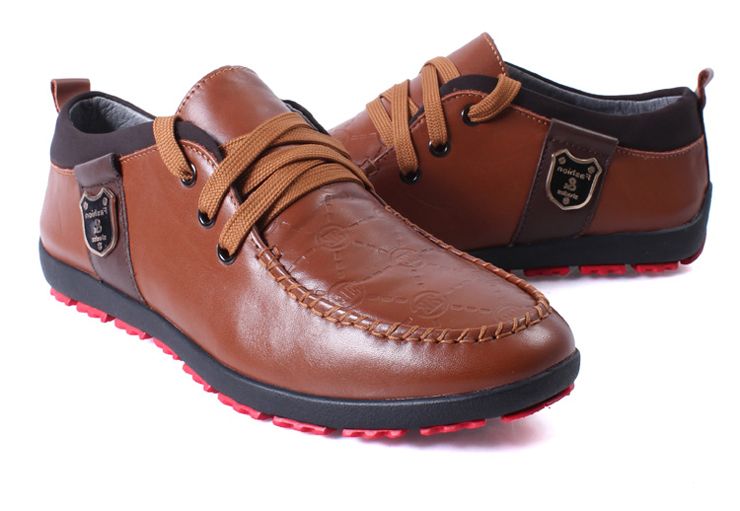 兽王春季新品韩版时尚休闲鞋男士商务休闲皮鞋