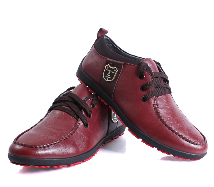 兽王春季新品韩版时尚休闲鞋男士商务休闲皮鞋