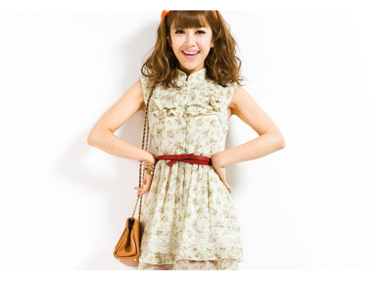 PEACEBIRD太平鸟乐町柔美小碎花连衣裙LL1