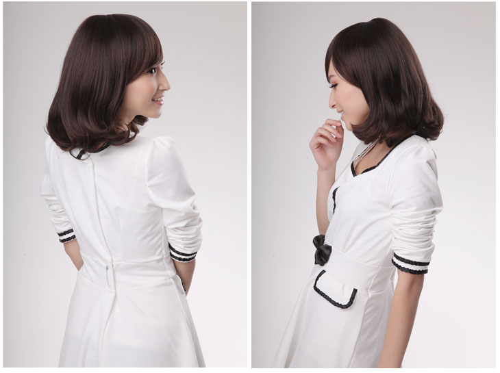 爱莫尔时尚假发 干练职场<em>梨花头</em>假发 <em>斜刘海 短</em>