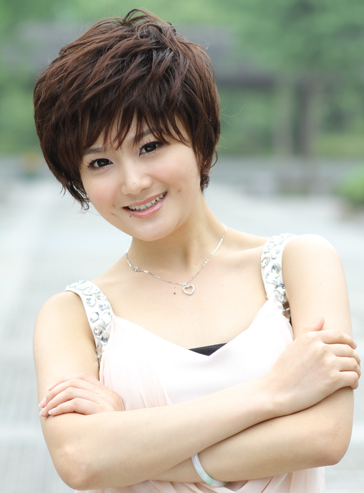 佰丝堂女士假发 <em>中年</em>假发 中老年假发短发<em>女中</em>