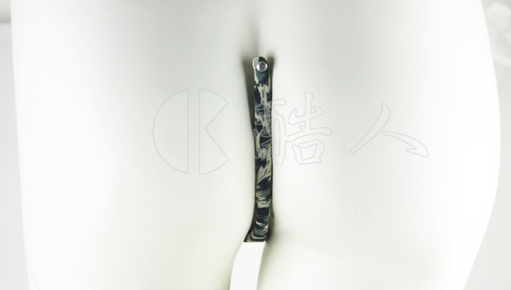 比迪尔 狂野豹纹蕾丝漏空开档C裤 <em>隐形内裤</em> 情