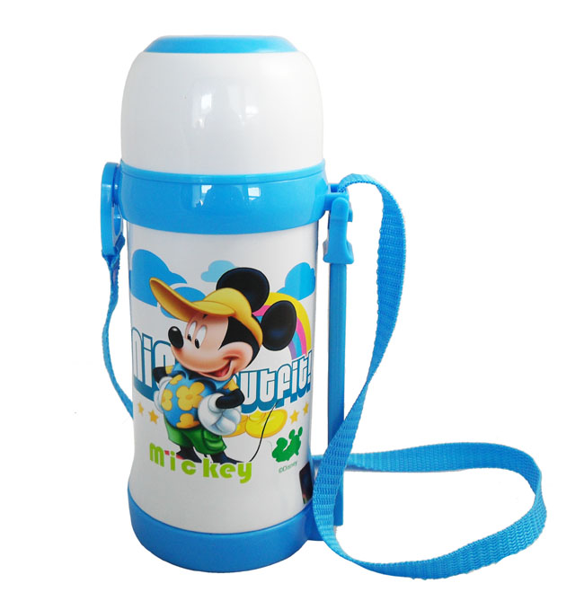 Disney迪士尼保温壶 隐形背带儿童水杯 儿童水