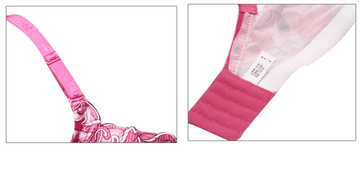 情系一身内衣套装<em>B罩杯</em>圆点<em>胸罩</em>刺绣夏季时尚