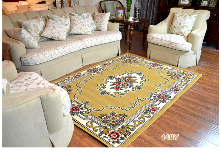 
                                        丽家家居 宫廷奥比松50*80cm丙纶欧式客厅卧室沙发进餐厅地垫 148R 50*80cm                