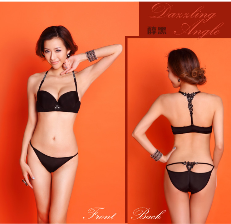 缪诗 炫舞精灵 光面无痕<em>美背</em>晶彩版<em>美背文胸</em> 1