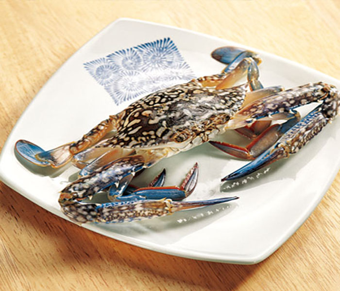 鲜码头 冰鲜兰花蟹200g 新鲜海鲜蟹类在京东商