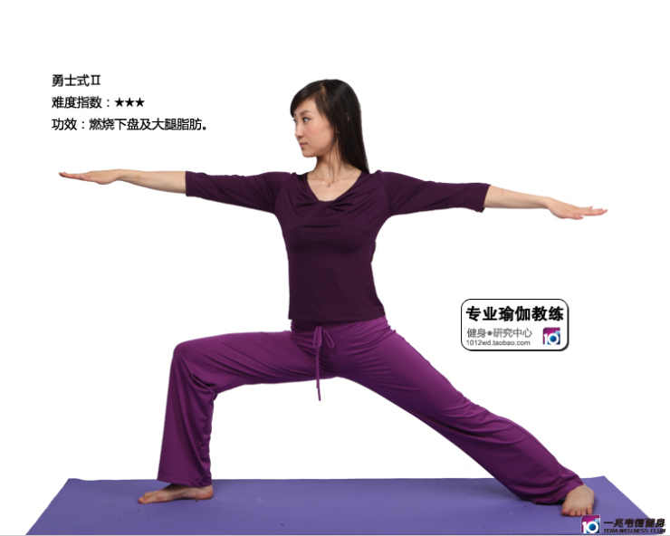 一兆韦德健身 2012新品运动服 女士瑜伽七分中