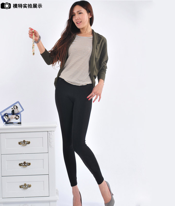 波司登 保暖裤女中厚冬外穿棉裤 韩版金丝绒裤