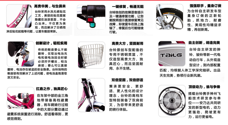 台铃 电动车 自主研发系列 48V12A骏铃 价格 -