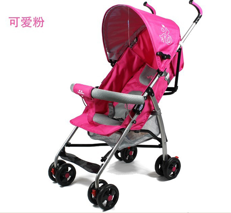 呵宝hope轻便型加宽婴儿车\/靠背可调节\/可折叠