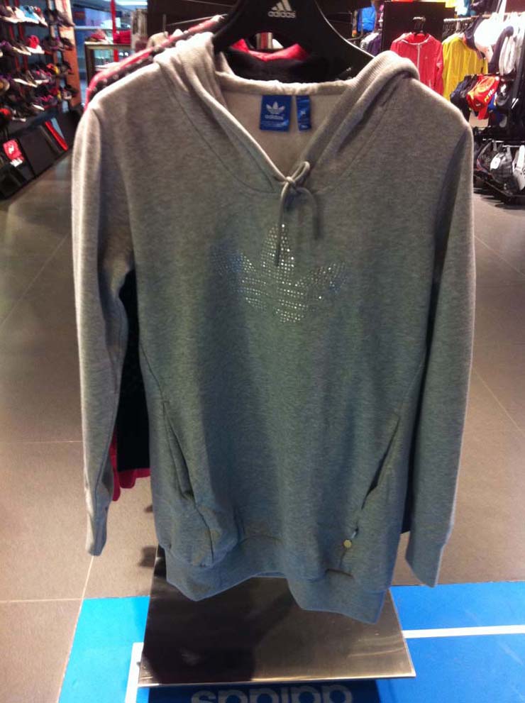 <em>阿迪达斯 三叶草</em> adidas <em>女</em> 长款<em>卫衣</em> Z34809 Z