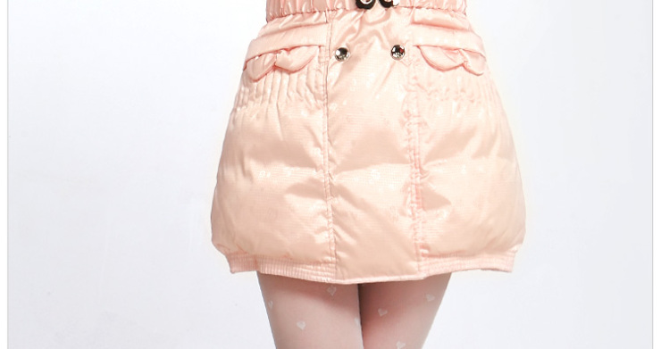 十八淑女坊2012冬装新款收腰修身毛边帽长款