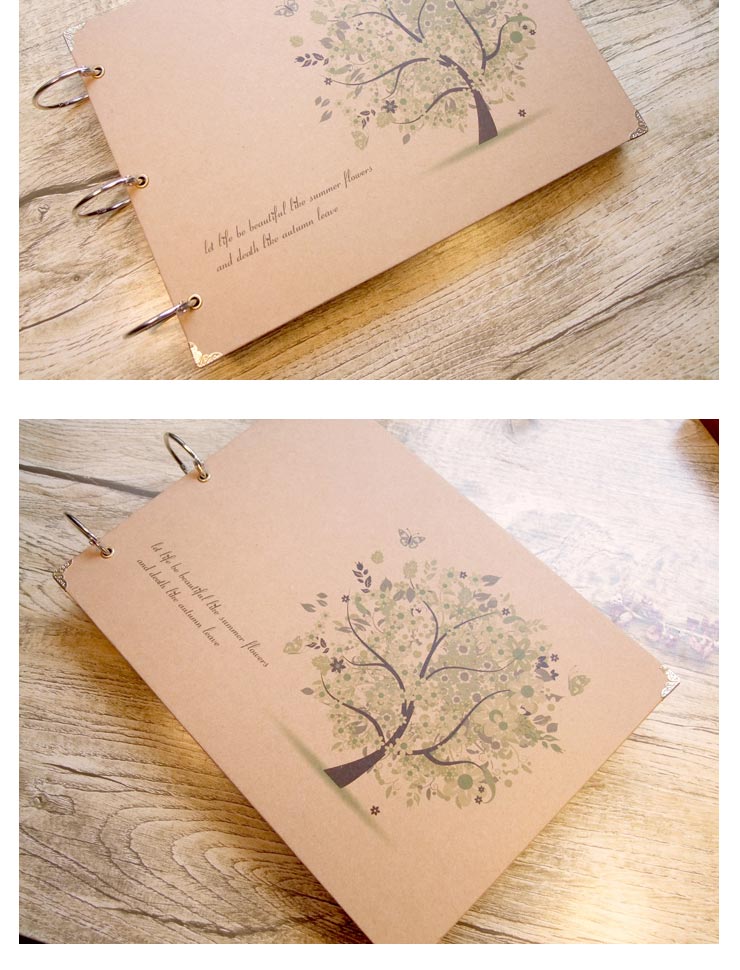 孙小圣 DIY手工制作牛皮卡纸相册 创意家居用品