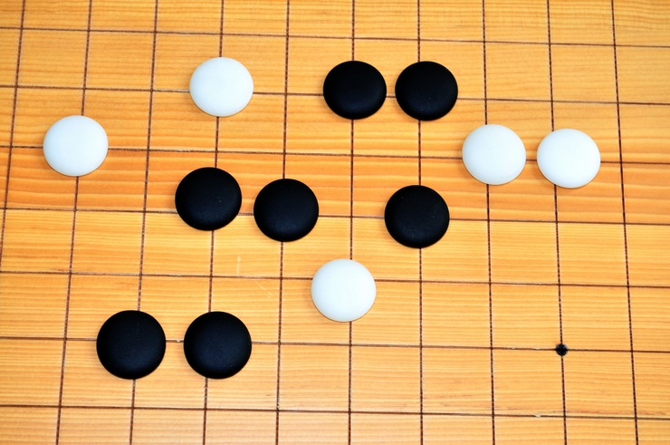 云子牌 4厘米 新榧木 中式围棋墩 激光刻线 全新