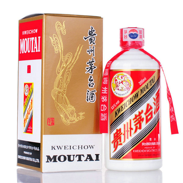 著名白酒 53度 茅台 飞天 200ml 价格\/著名白酒