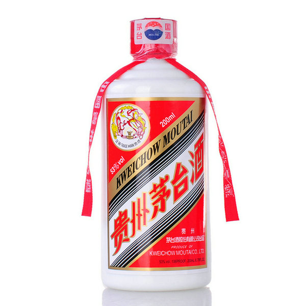 著名白酒 53度 茅台 飞天 200ml 价格\/著名白酒