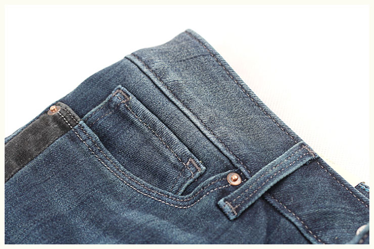 levi's 深色水洗做旧修身小脚裤 四季九分牛仔裤