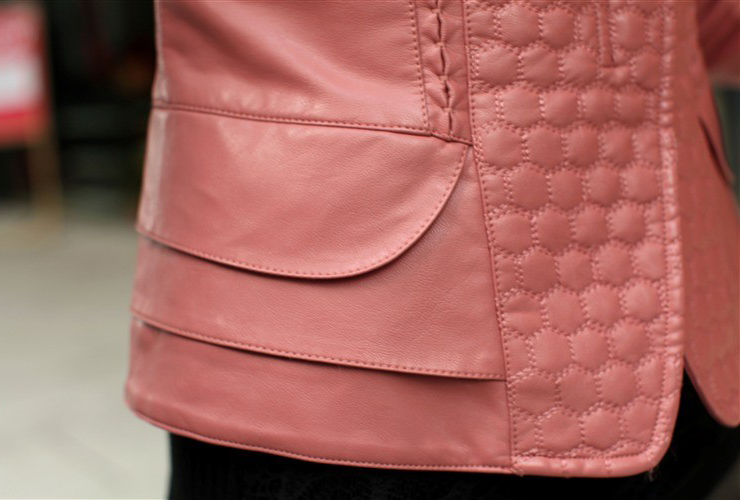 京东11.11落雁莎2012秋冬装新款pu皮衣皮草韩