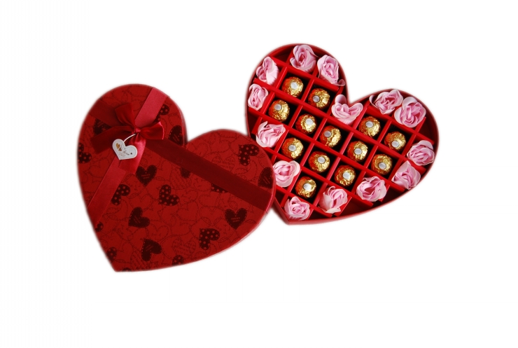 朵美鲜花卡通花束 费列罗巧克力礼盒DIY 生日礼