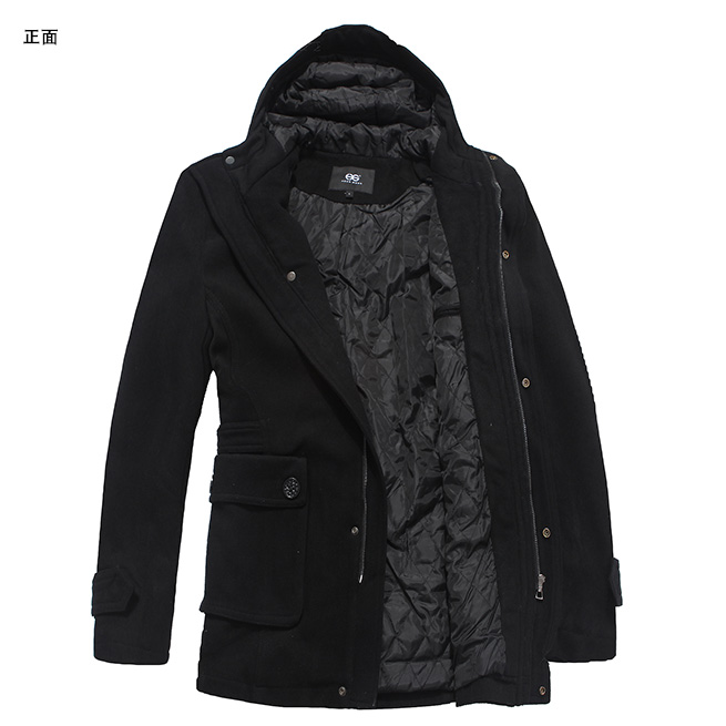 HEERGOOS赫斐托斯 男士经典时尚连帽加厚御