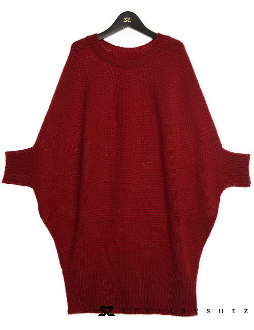 SZ韩国2012秋装韩版女装蝙蝠袖长款包臀针织