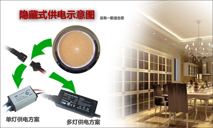 
                                        倍靓照明 LED 展柜衣柜厨柜灯冰球灯 薄型筒灯天花灯 4W 暖黄                