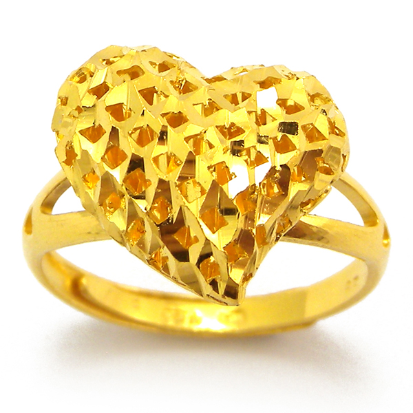 金太福钻石 24K 999千足金<em>戒指</em> <em>黄金戒指</em> 指环