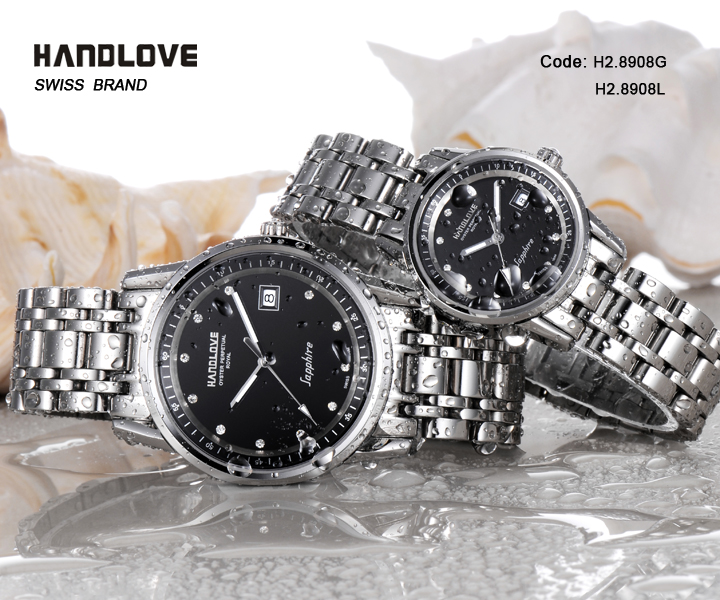 HANDLOVE 汉爱 新款上市瑞士汉爱情侣腕表防