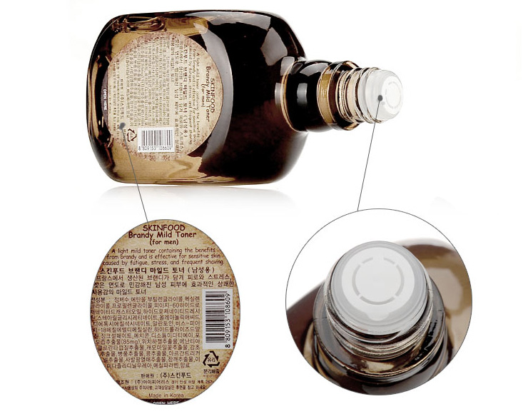 思亲肤skin food男士白兰地舒洁爽肤水170ML