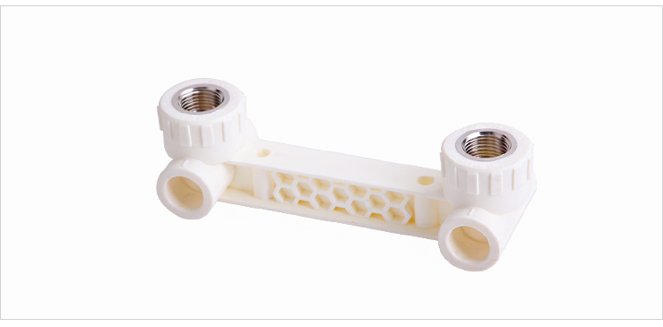 伟星PPR 白色连体内丝三通(规格:Φ20*1\/2*20