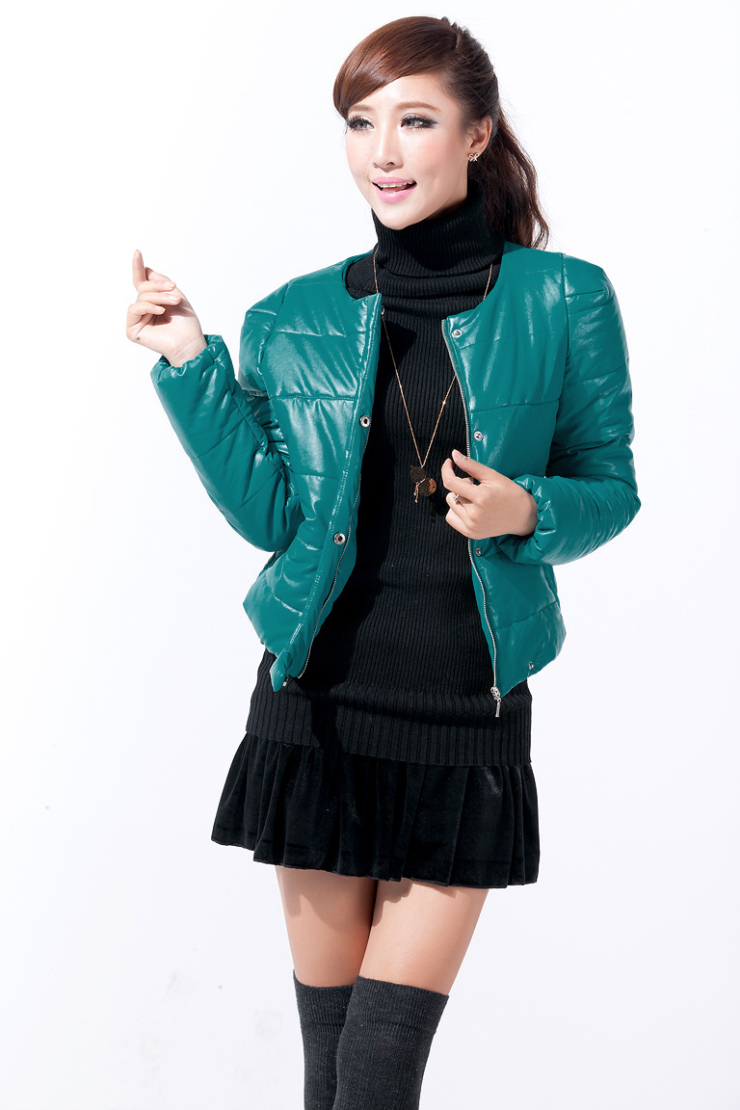 Simple Lady新款女装韩版时尚修身带毛领外套