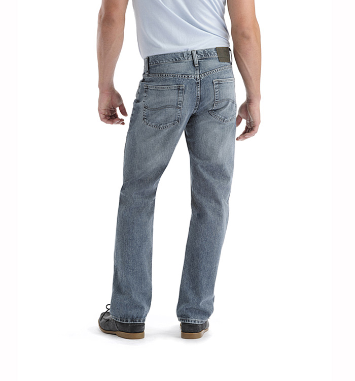 Lee 男士高端经典款直筒牛仔裤 Foundry 32X3