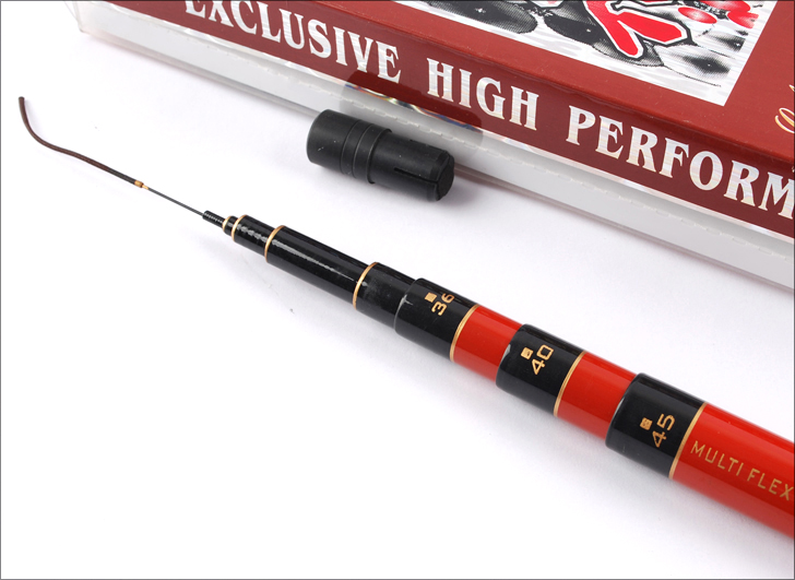 法莱(FL)雨荷7.2米碳素可定位手竿超硬调渔具