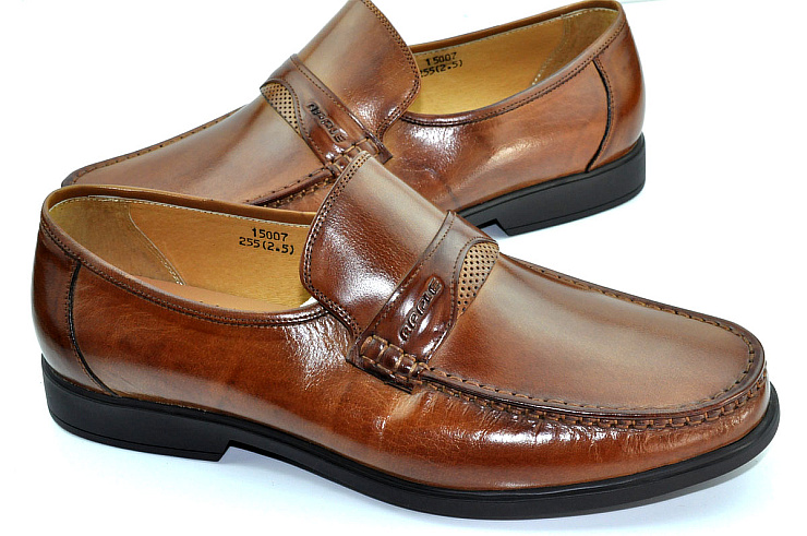 PLE 苹果商务正装男士皮鞋 15007 头层牛皮打