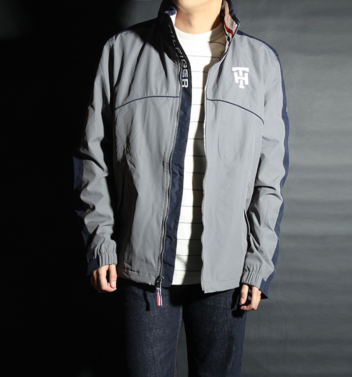Tommy Hilfiger\/汤米 新款 男士夹克 拉链立领外