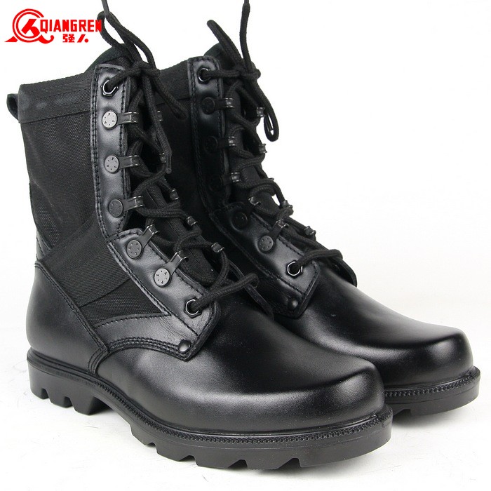 3515强人女款牛皮户外徒步战斗靴07双密度功