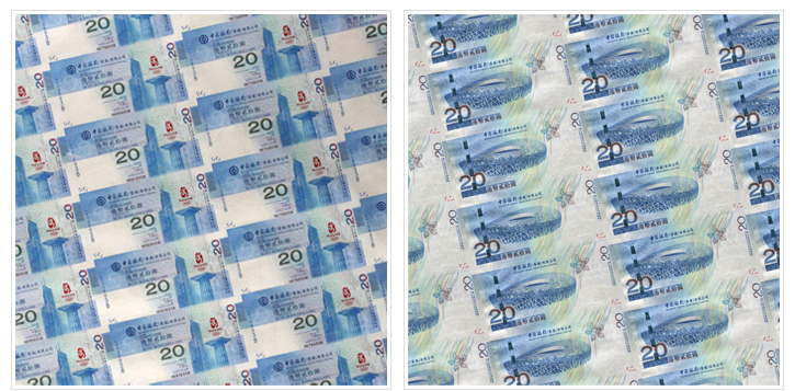 香港奥运钞35连体整版钞 2008北京奥运会纪念