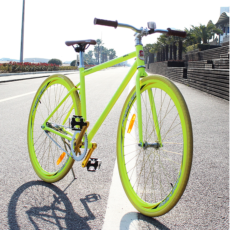 er)自行车 700C 死飞款复古炫 700C公路赛车学