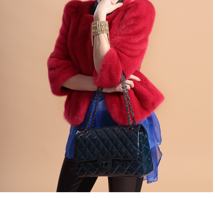 海宁皮衣皮草 诺之奢华时尚水貂毛皮保暖短款