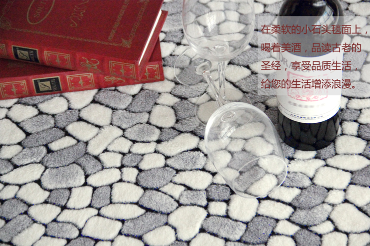 
                                        丽家家居 礼品门垫浴室垫子进门脚垫防滑地垫 花色随机 尺寸随机 小石头咖啡 花色、尺寸都随机(一般为40*60cm左右)                