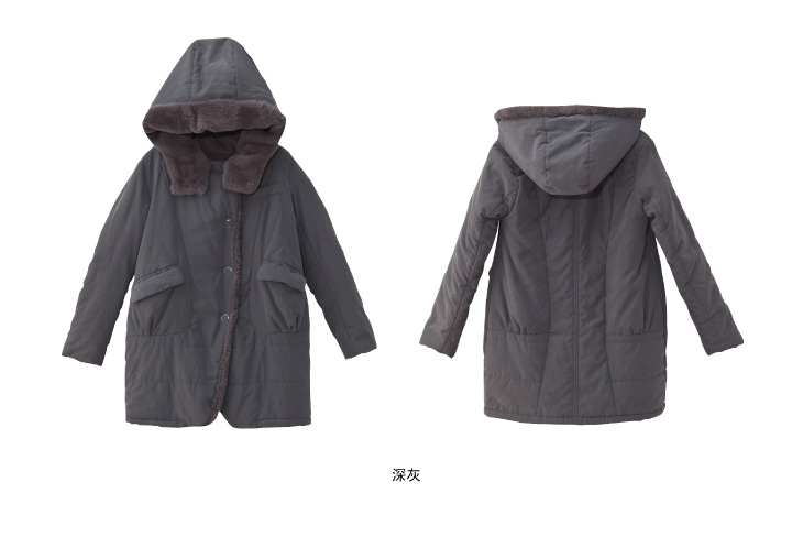 麦考林Euromoda 女装 华丽雕塑加厚棉服 多色