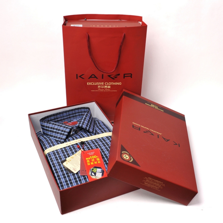 新款开尔男士保暖衬衣加厚桑蚕丝保暖衬衫高棉