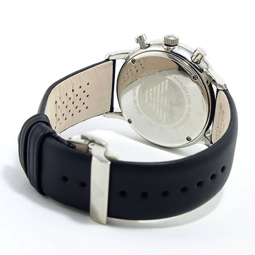 Emporio Armani 安普里奥阿玛尼 真皮表带圆形