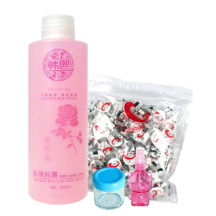 韩熙 玫瑰纯露200ml 玛姬儿压缩面膜100枚 泡