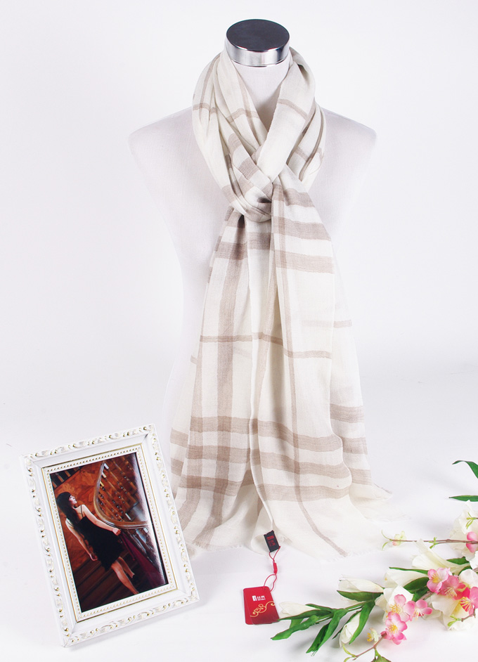 丝界(SIGI)100%纯羊绒围巾披肩时尚标杆鄂尔多