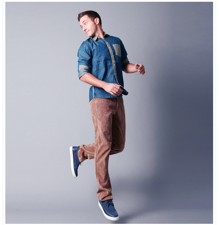 牛仔布长袖衬衫M123SS218 牛仔蓝 170\/92A(