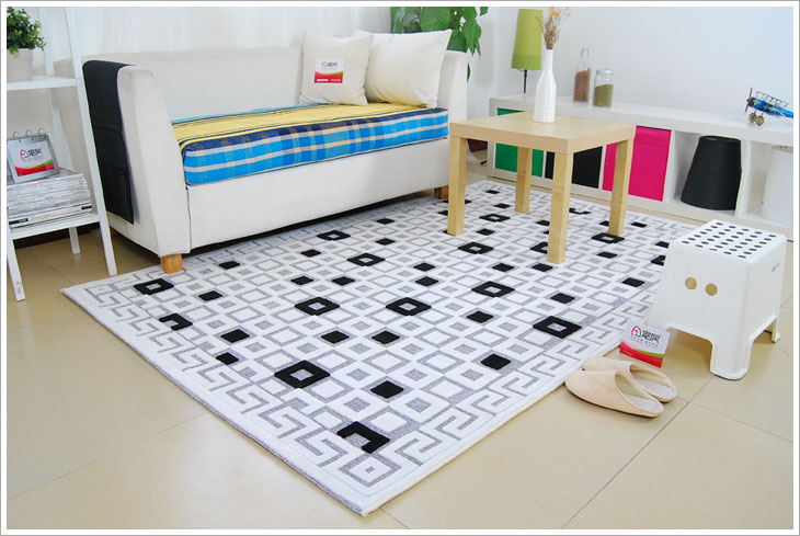 富居FOOJO 立体雕花地毯 新娘系列地垫150*230cm    002wd-qc 爱的共鸣