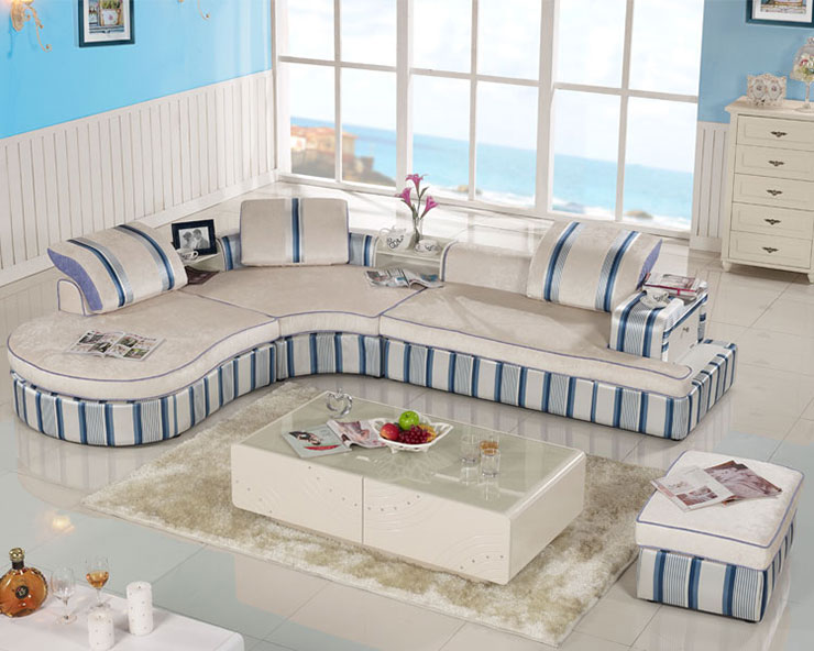 美乐乐家具+韩菲尔+布艺沙发组合