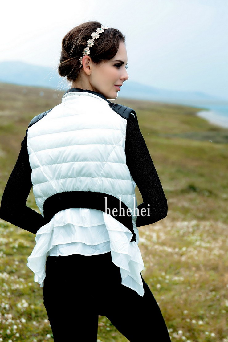 hehehei呵呵嘿2012新款冬装荷叶边<em>燕尾</em>欧美修